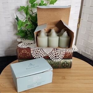 👉*PARTYLITE* 2 BOXES REFRESHING "HERBAL MINT" FRAGRANCE VOTIVES ~12 TOTAL